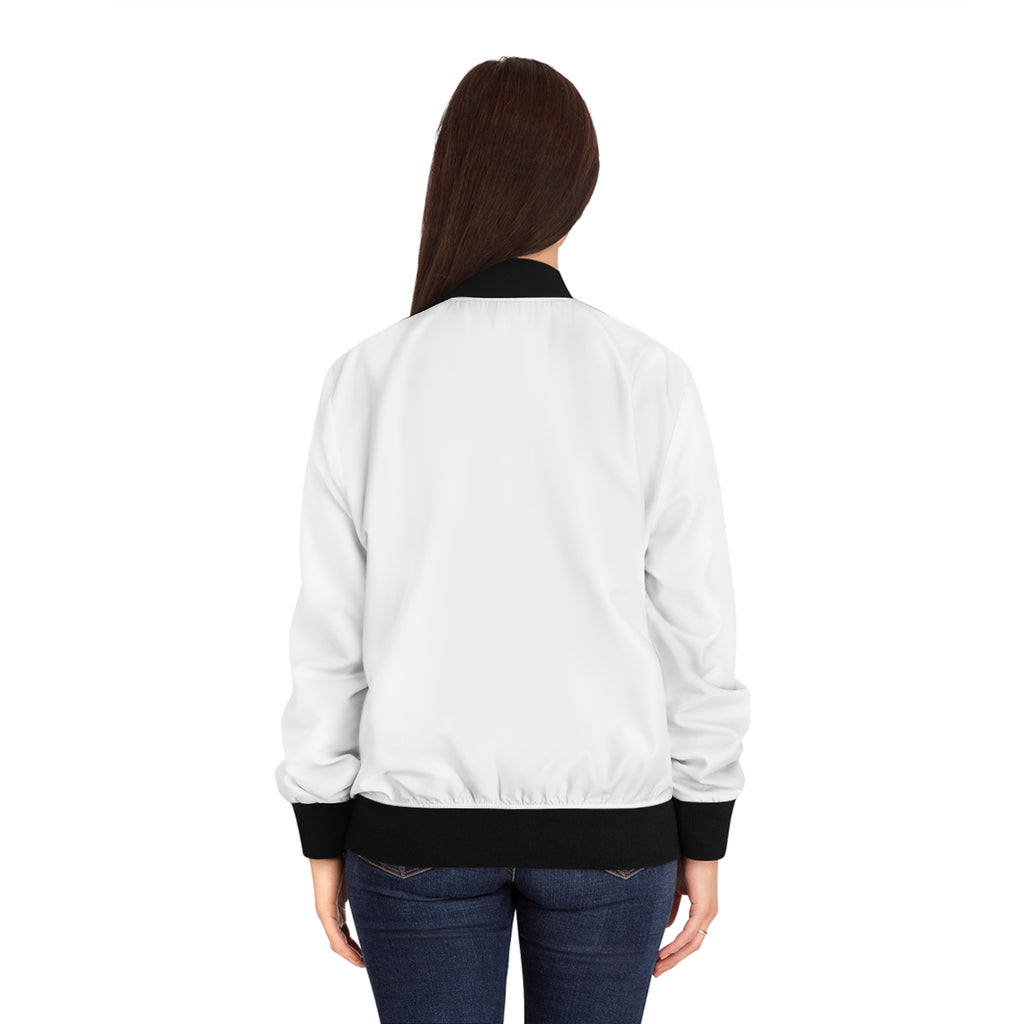 Bomber Jacket — Every Dog Matters Vertical Text Print