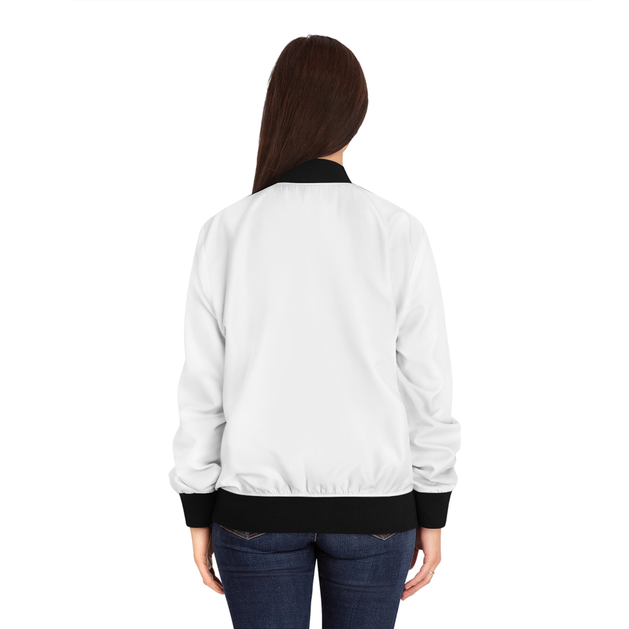 Bomber Jacket — Every Dog Matters Vertical Text Print