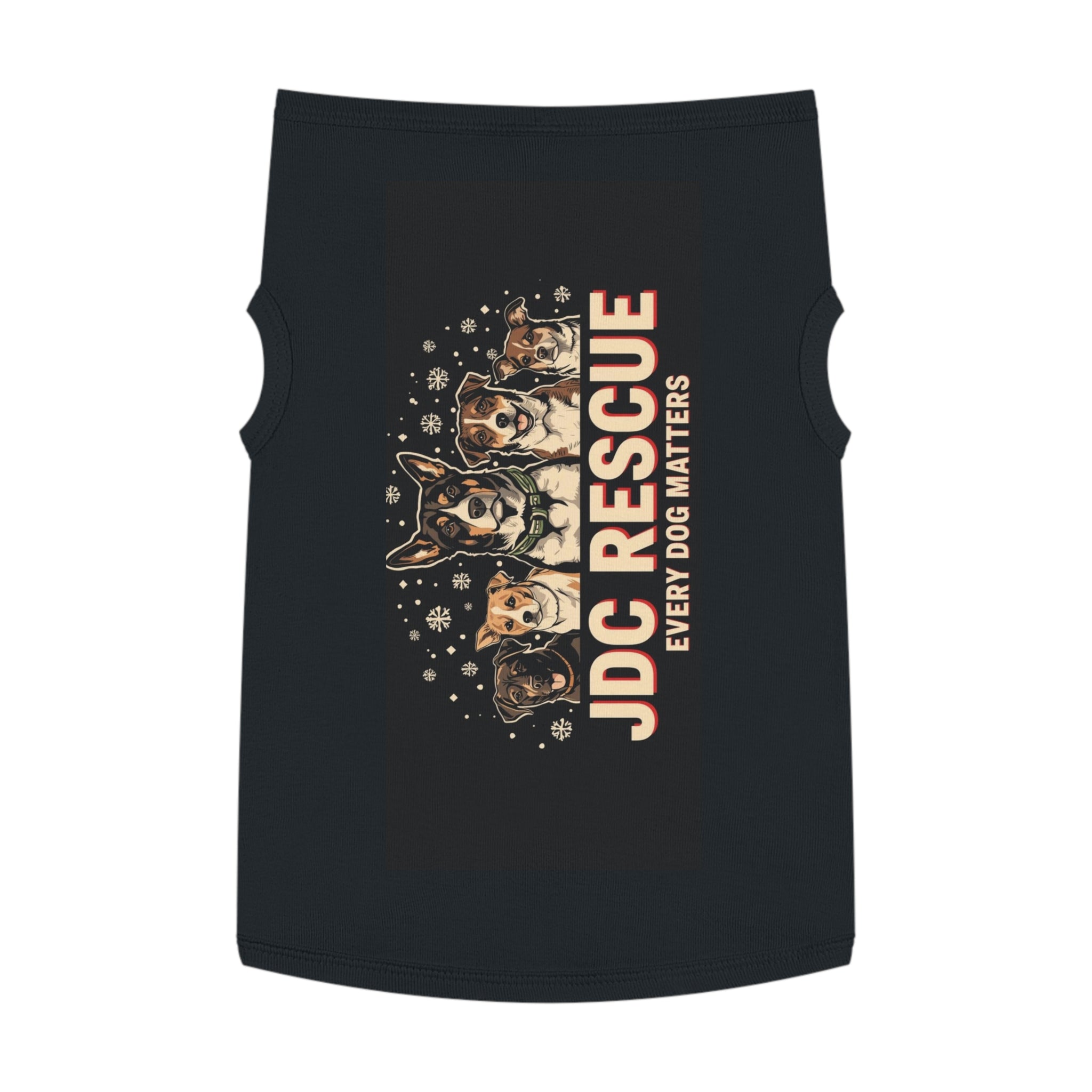 JDC Rescue Pet Tank Top – "Every Dog Matters" Rescue Dog Graphic