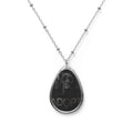 Adopt Love Oval Necklace — Black Lab Pet Rescue Pendant