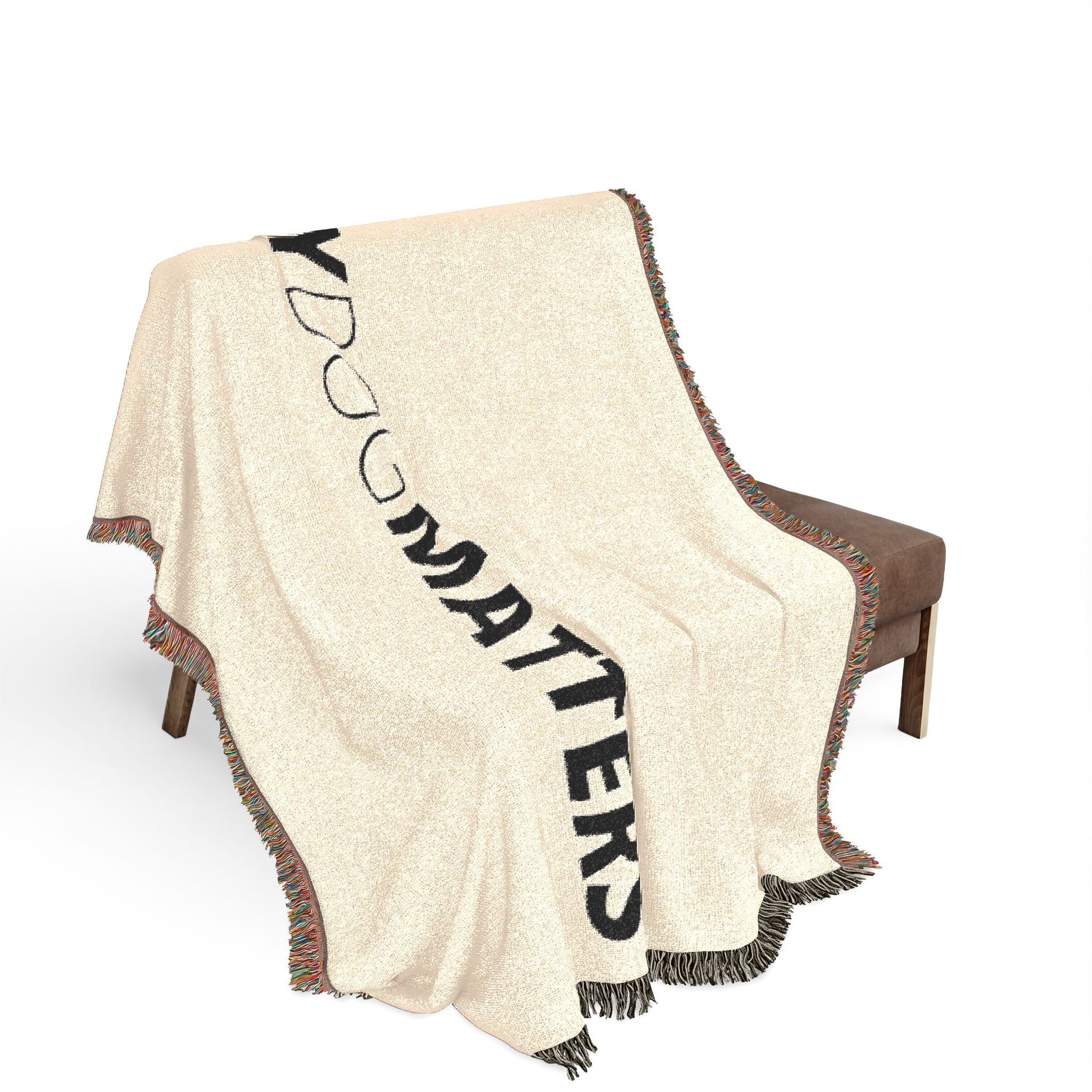 Every Dog Matters Woven Blanket — Cozy Pet Lover Throw