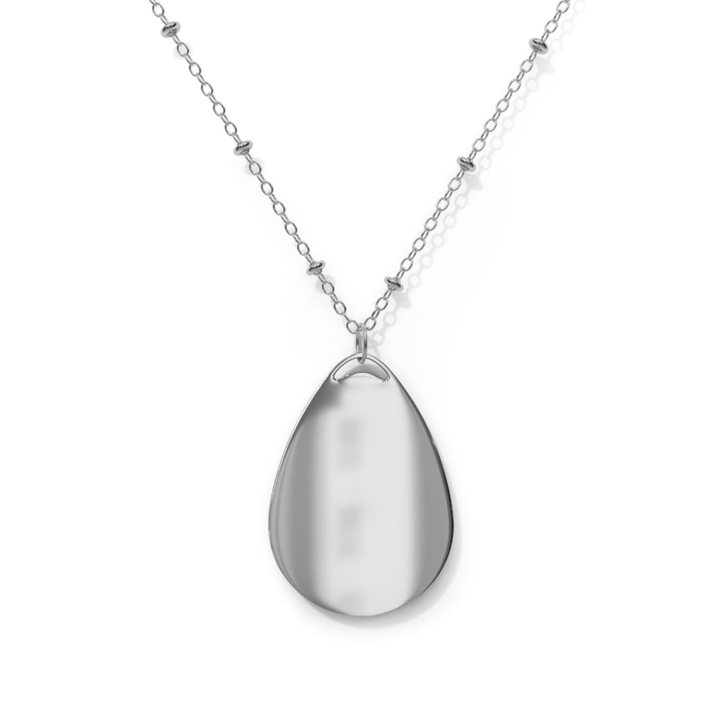 Adopt Love Oval Necklace — Black Lab Pet Rescue Pendant