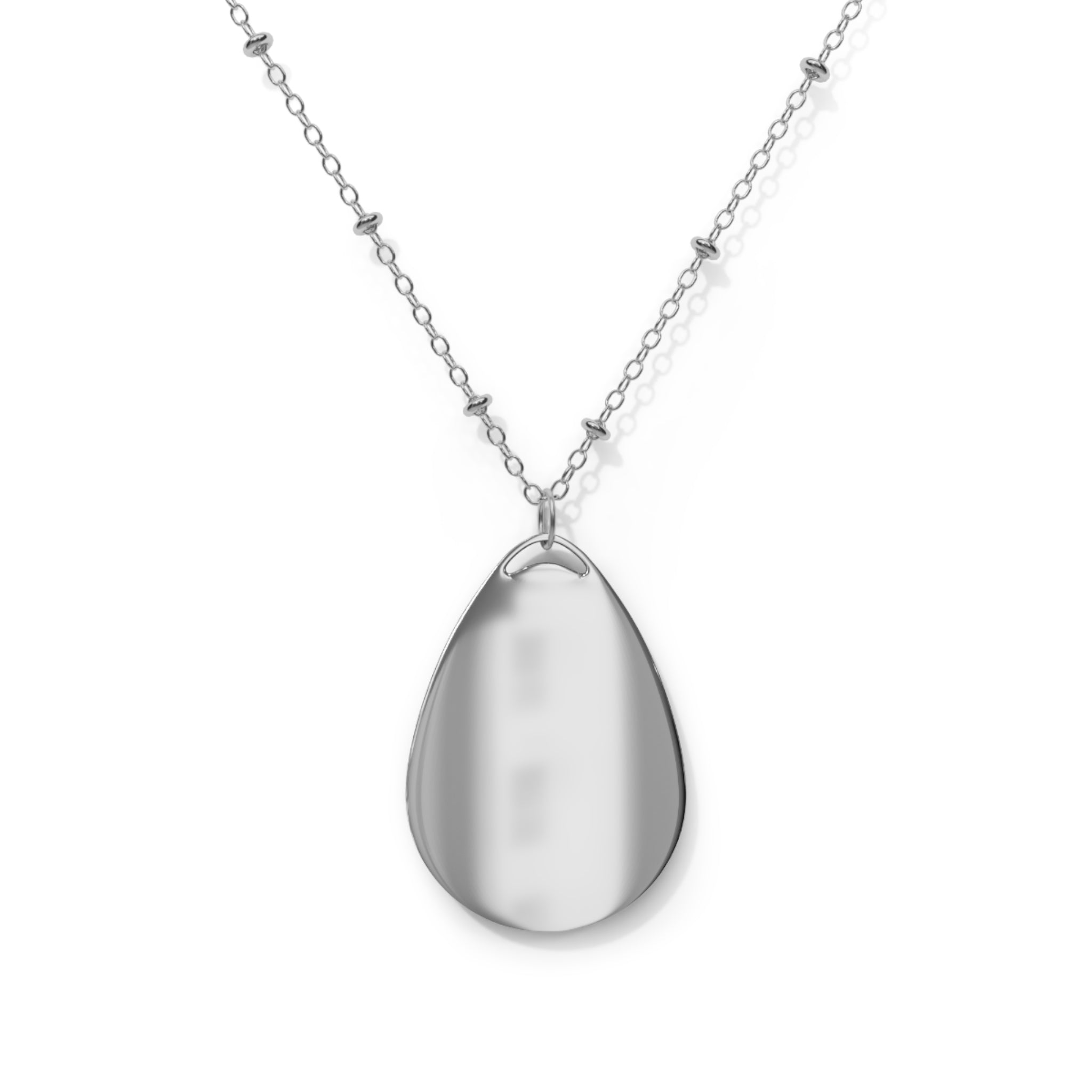 Adopt Love Oval Necklace — Black Lab Pet Rescue Pendant