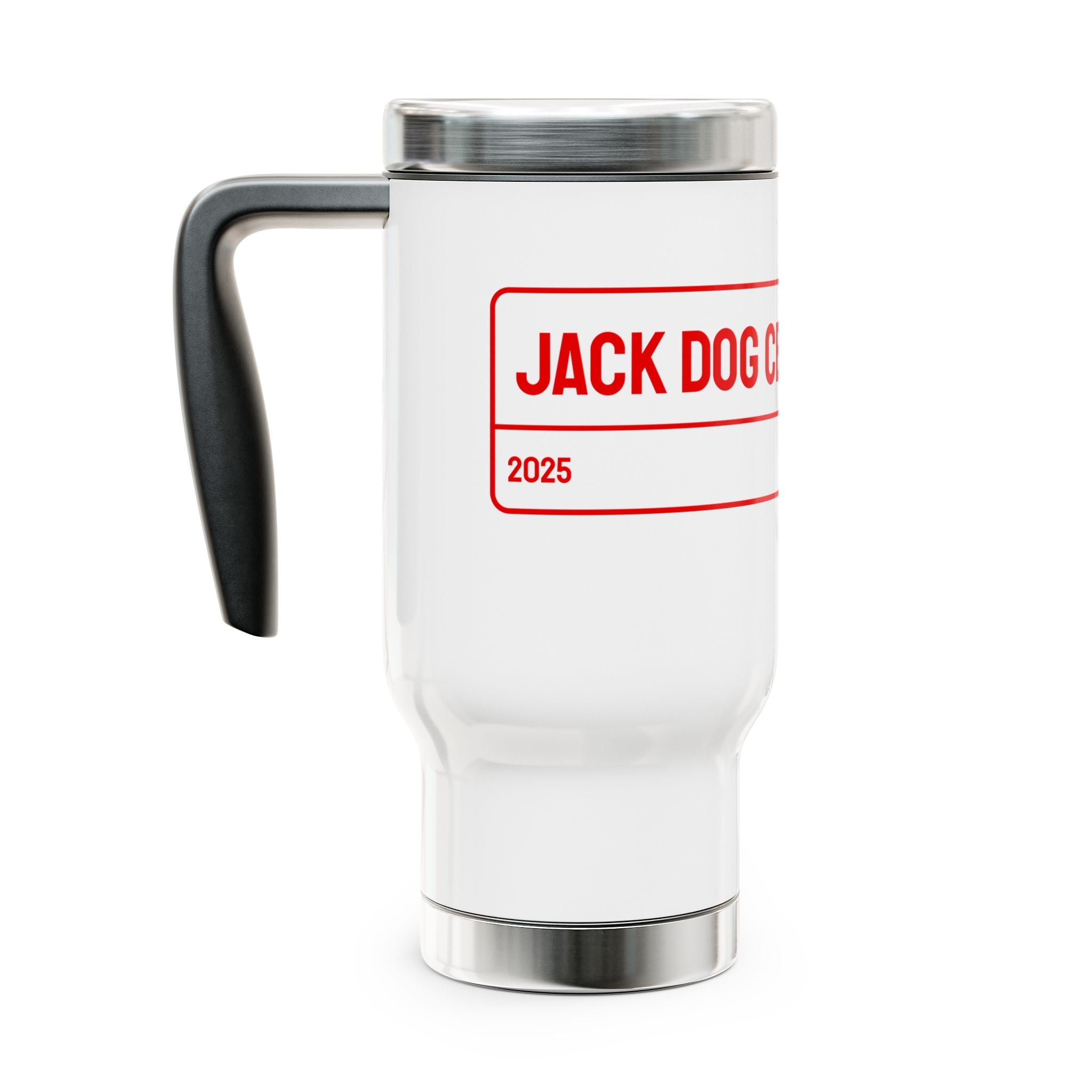 Travel Mug — 'Jack Dog Center Rescue' 14oz Stainless Steel Tumbler with Handle