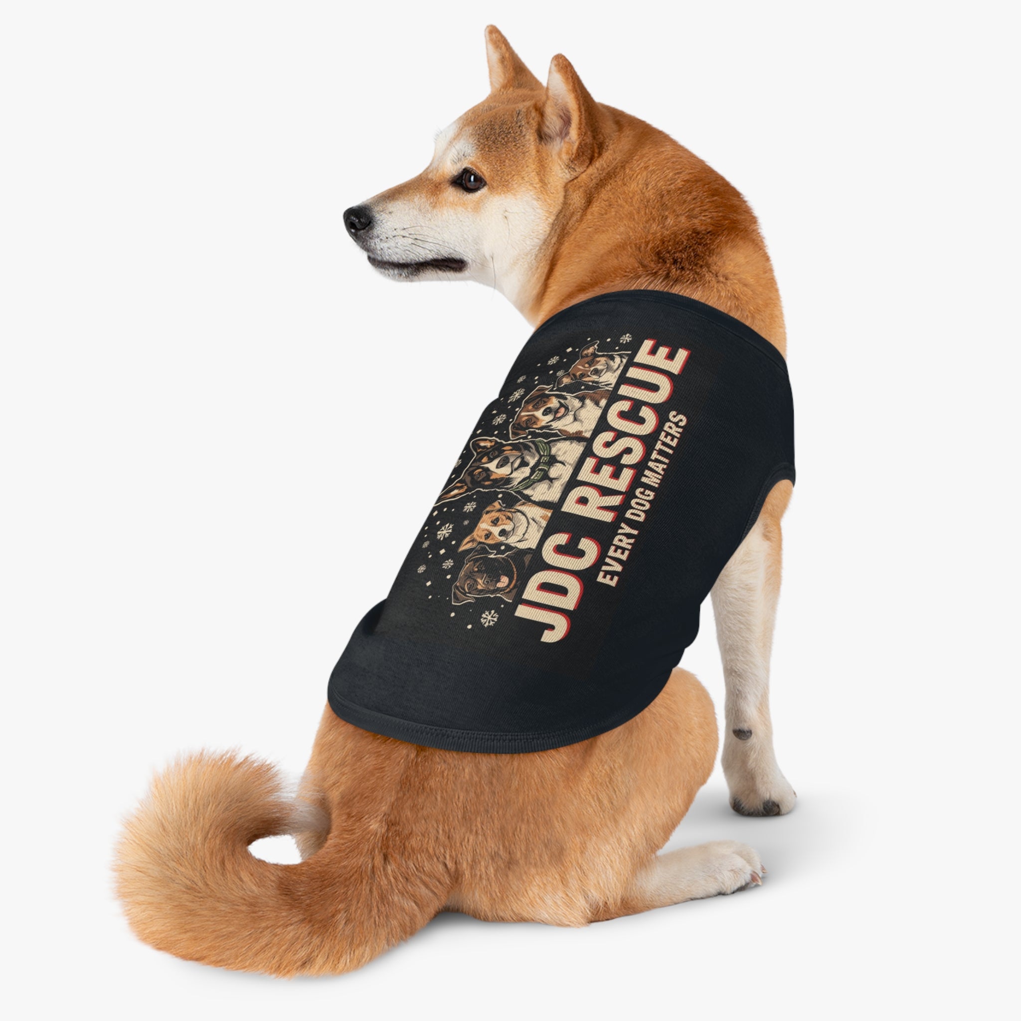 JDC Rescue Pet Tank Top – "Every Dog Matters" Rescue Dog Graphic