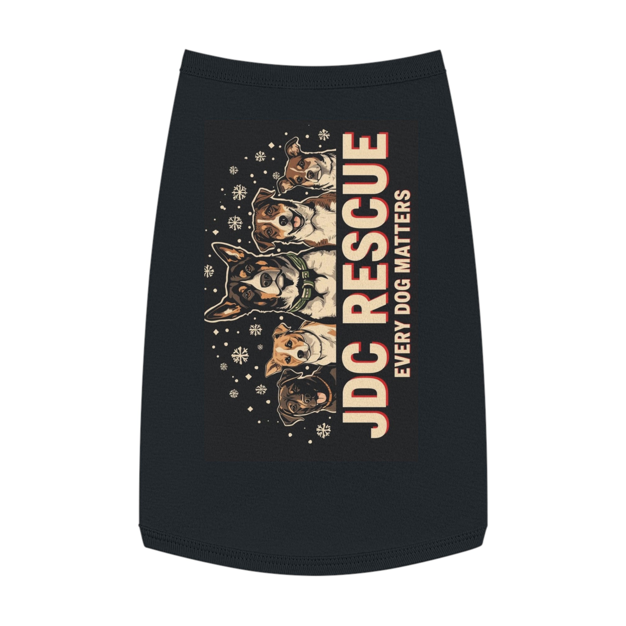 JDC Rescue Pet Tank Top – "Every Dog Matters" Rescue Dog Graphic