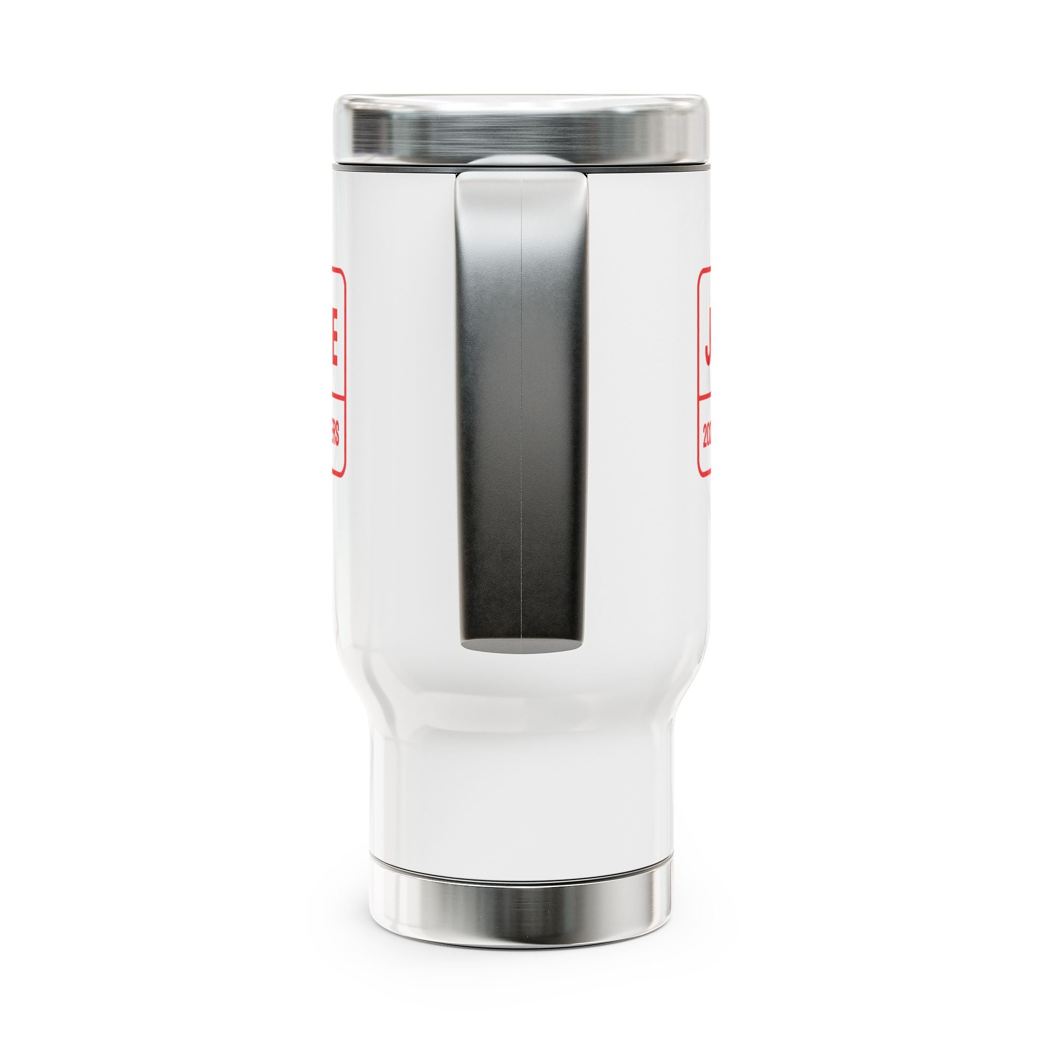 Travel Mug — 'Jack Dog Center Rescue' 14oz Stainless Steel Tumbler with Handle