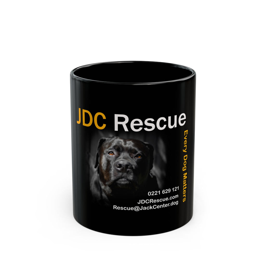 JDC Rescue Black Mug - "Every Dog Matters" Fundraiser Coffee Cup