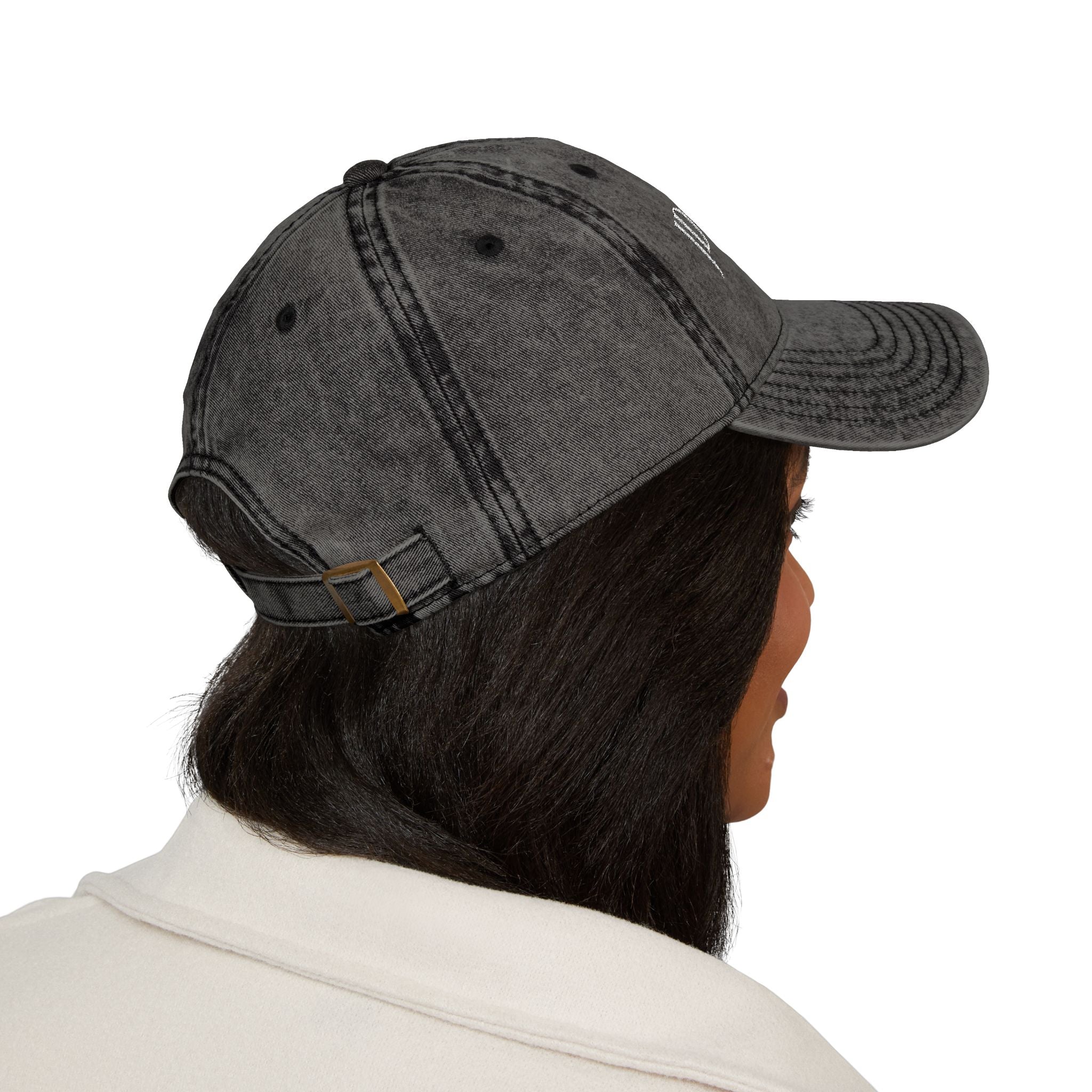 Vintage Embroidered Cap — "JDC Rescue" Distressed Baseball Hat
