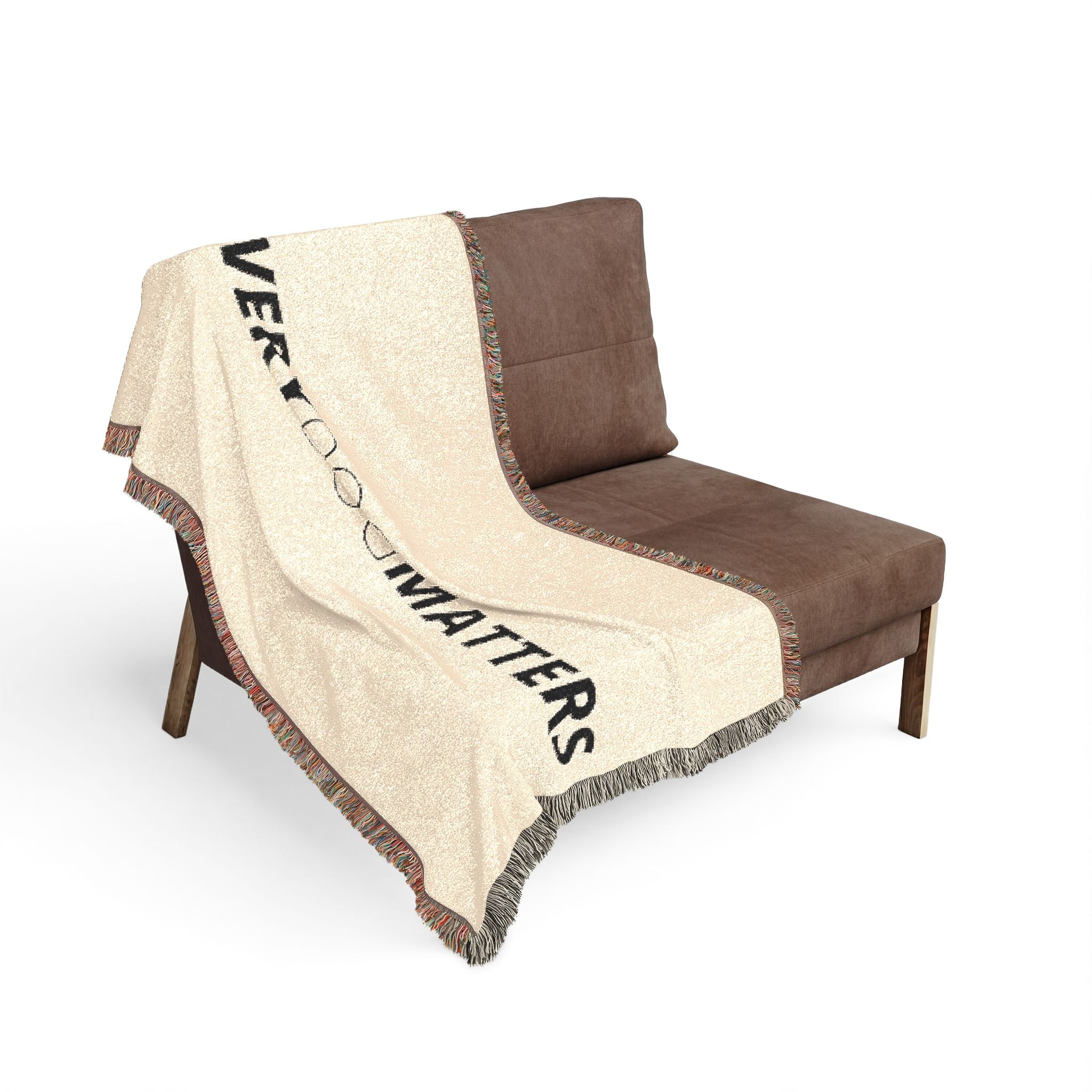 Every Dog Matters Woven Blanket — Cozy Pet Lover Throw