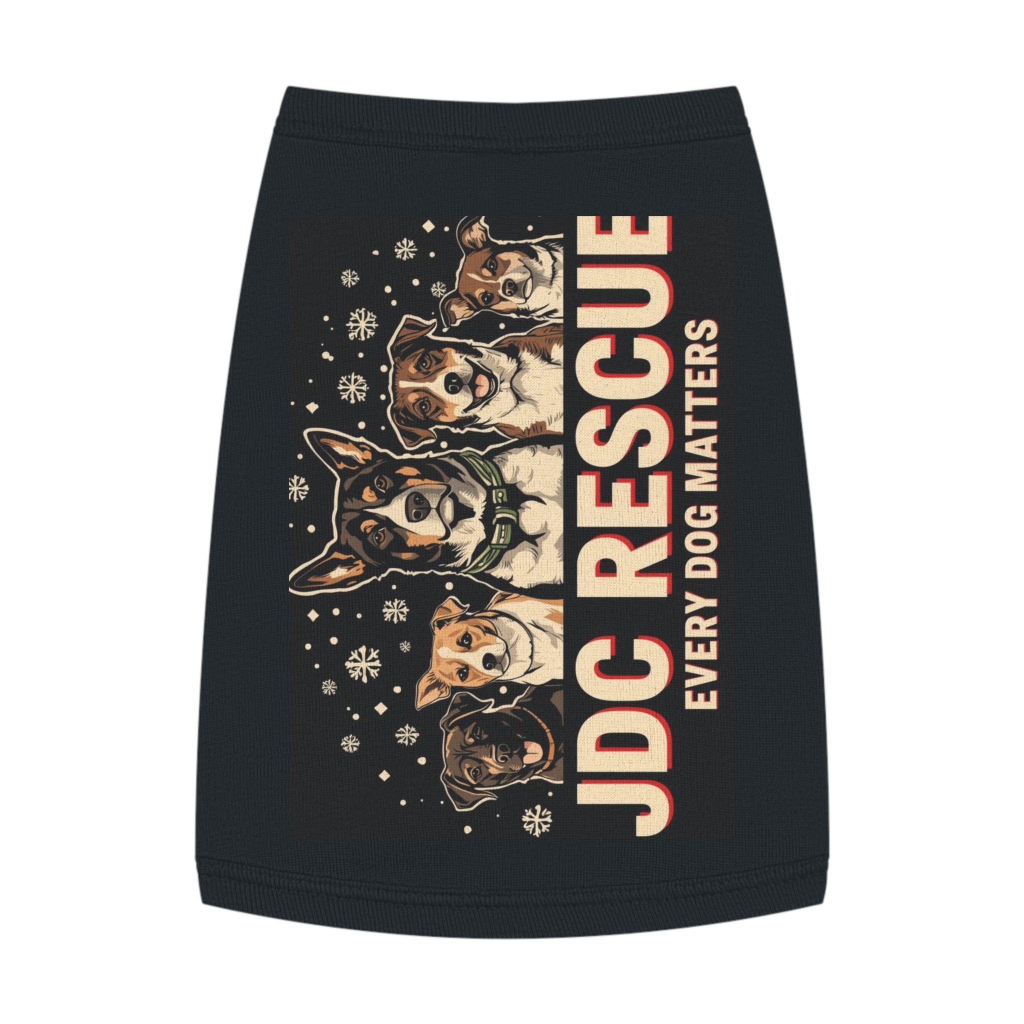 JDC Rescue Pet Tank Top – "Every Dog Matters" Rescue Dog Graphic